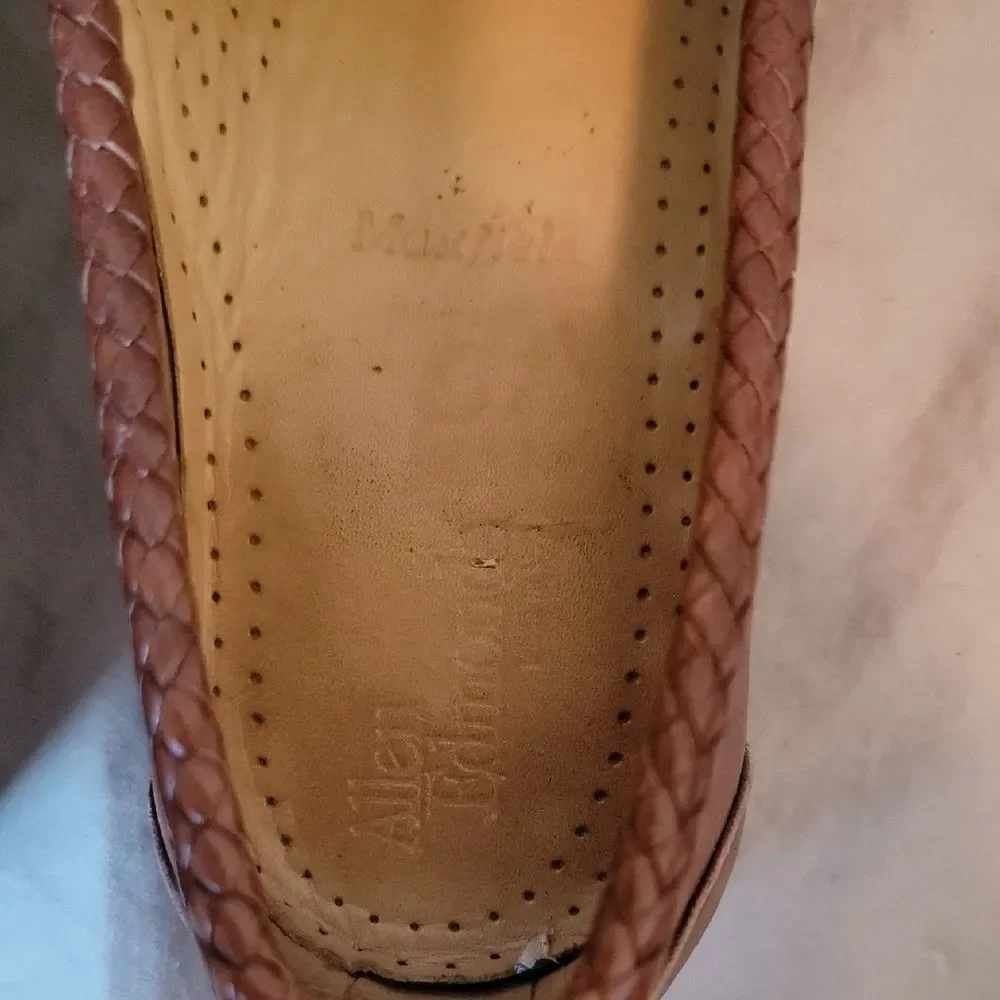 Allen Edmonds Brown Leather Tassel Loafers 8 EEE Maxfield